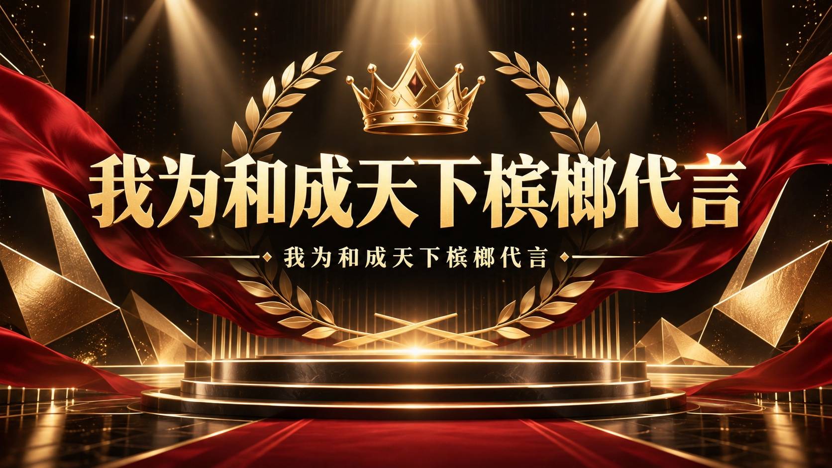 我为和成天下槟榔代言