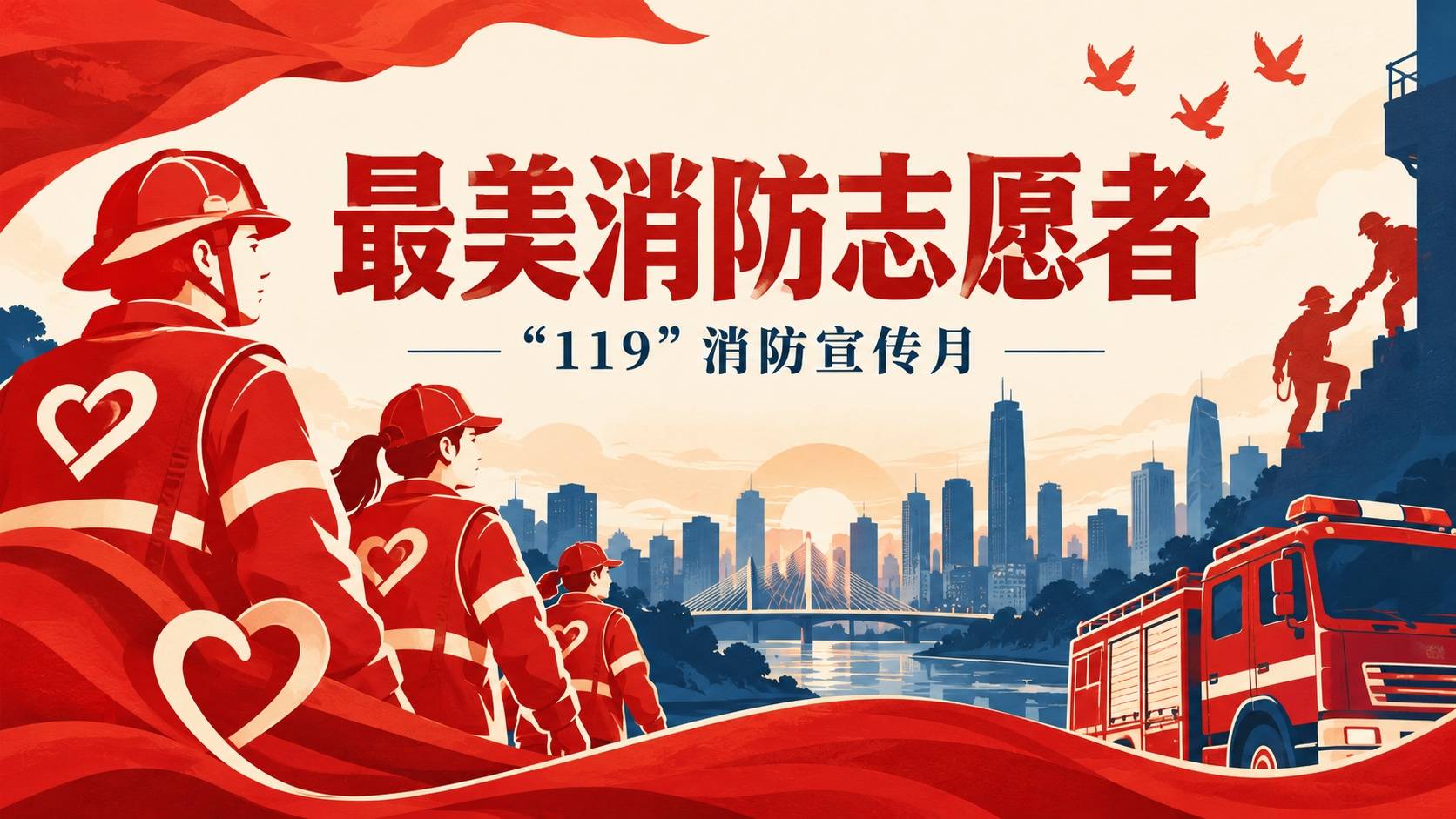 “119”消防宣传月——“最美消防志愿者”评选活动