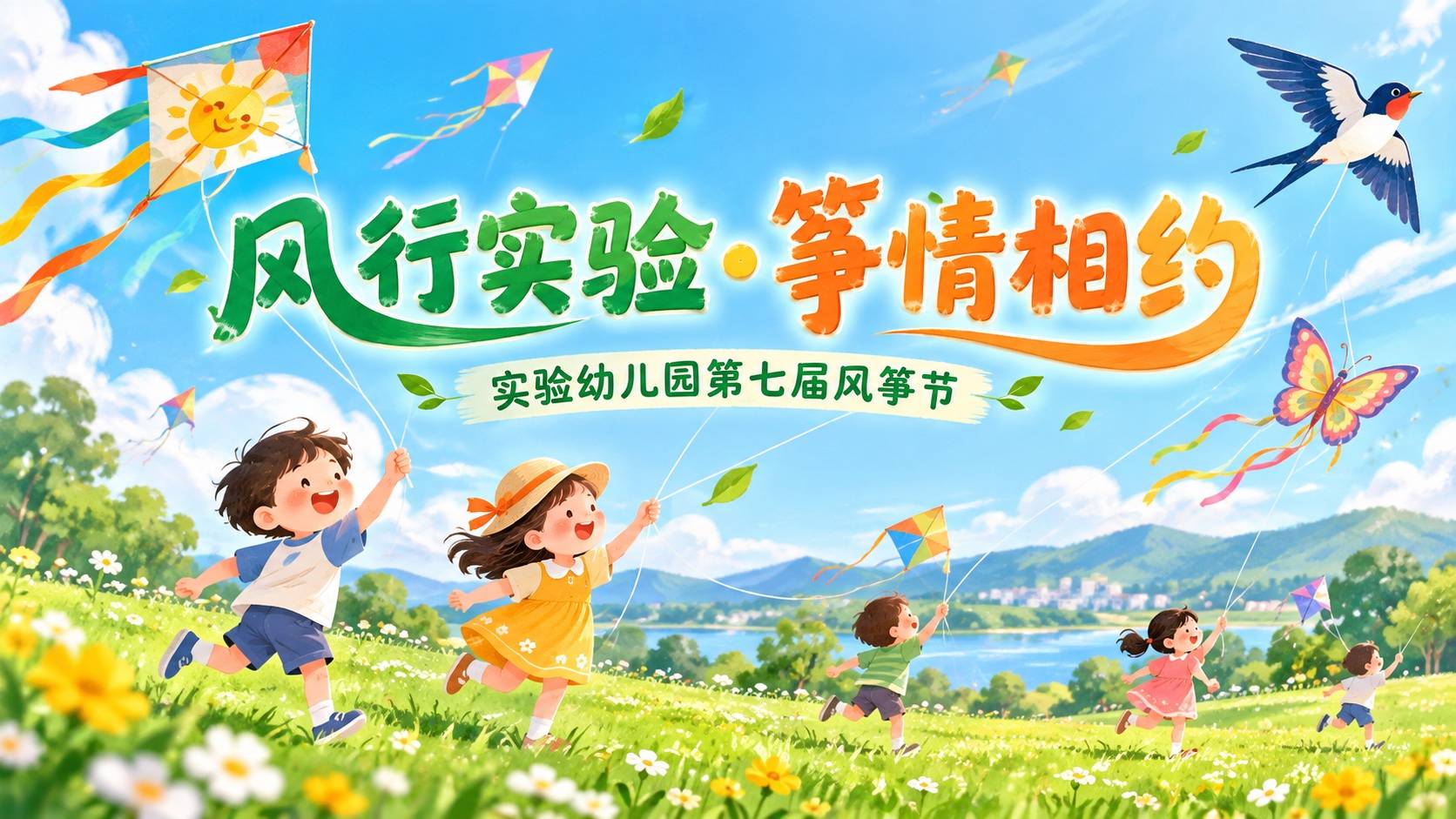 “风行实验·筝情相约”实验幼儿园第七届风筝节活动