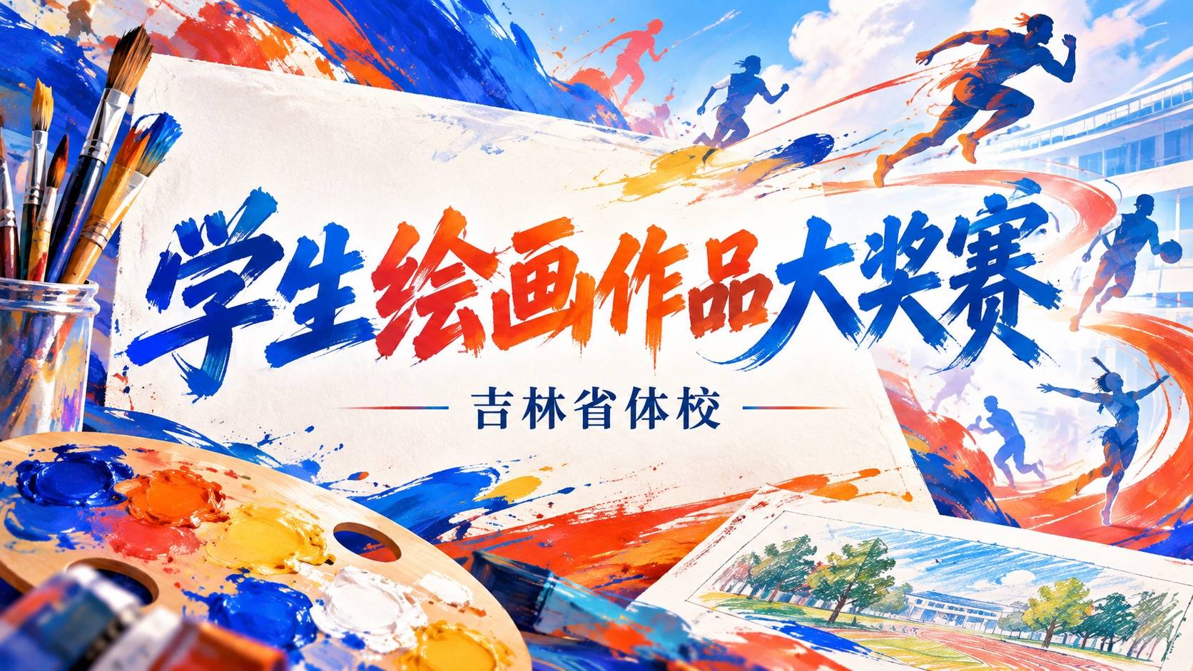 吉林省体校学生绘画作品大奖赛